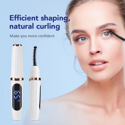 Evara Beauty Heated Eyelash Curler – Fast 10‑Second Lift, 3 Heat Modes, 24‑Hour Curl Hold